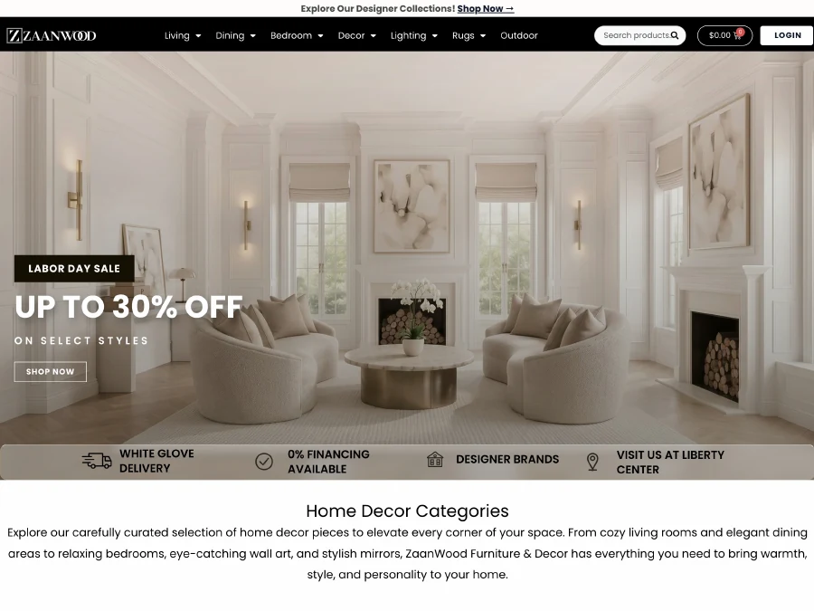 Zaanwood web design preview